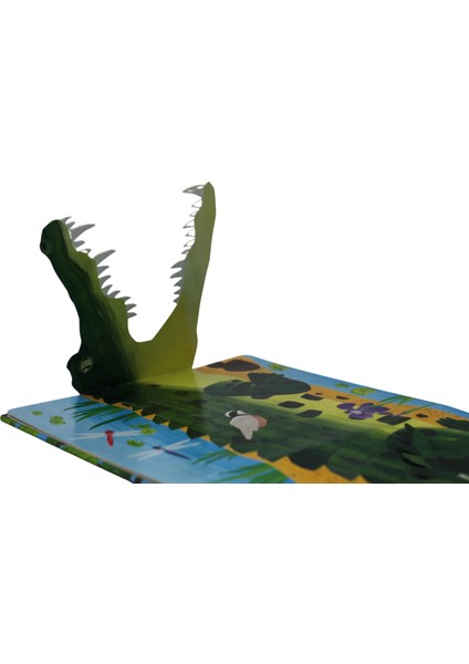 Aç Bak Şaşır! - Bebeğimle Hayvanlar Âleminde Sivri, Sivri, Çok Sivri (Büyük Boy 3 Boyutlu Kitap)