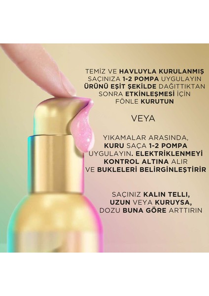 Isıyla Aktifleşen Kesintisiz Nem Takviyesi Saç Kremi 135 ml