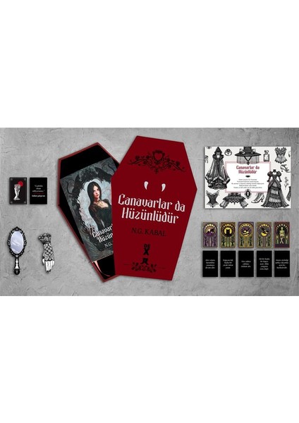 Canavarların Da Kalbi Varmış 2: Canavarlar Da Hüzünlüdür (Kutulu) - N. G. Kabal