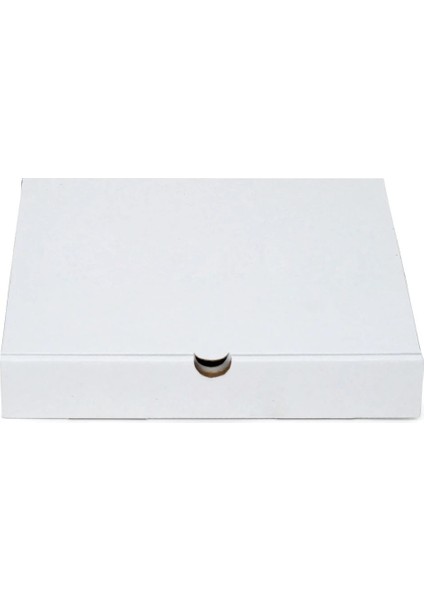 Yuvarlak Tepsiye Uygun Oluklu Beyaz Tepsi Baklava Kutusu 46.5*46.5*4.5 cm