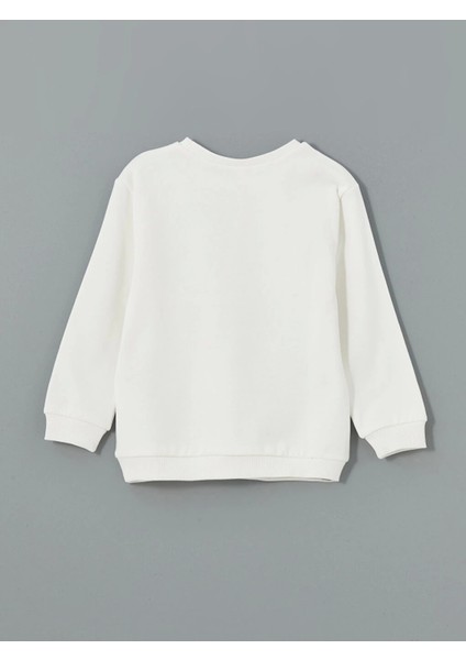 Lcw Kids Yeşil Bisiklet Yaka Baskılı Erkek Çocuk Sweatshirt 2'li fırsatları