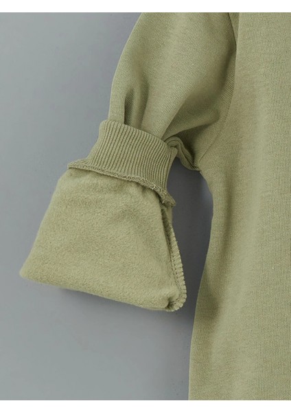 Lcw Kids Yeşil Bisiklet Yaka Baskılı Erkek Çocuk Sweatshirt 2'li indirimleri