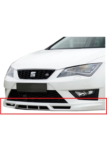 Leon Mk3 (Fr) 2013-2017 Rıeger Ön Tampon Eki (( Boyasız )) (( Sytle Olmaz ))