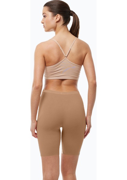 Kadın 3 Adet Cappuccino Iç Göstermeyen Görünmez Dizüstü Iz Yapmayan Modal Yüksek Bel Tayt 3M113 fırsatları