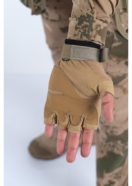 Combat Tactical Outdoor Kesik Parmaksız Eldiven Asker Polis Dağcı Sporcu Bisikletçi Kemik Eldiveni fırsatları