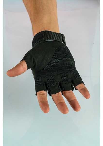 Combat Tactical Outdoor Kesik Parmaksız Eldiven Asker Polis Dağcı Sporcu Bisikletçi Kemik Eldiveni fiyatları