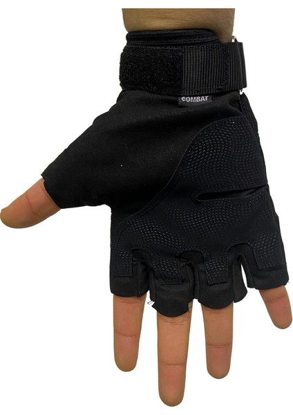 Combat Tactical Outdoor Kesik Parmaksız Eldiven Asker Polis Dağcı Sporcu Bisikletçi Kemik Eldiveni modelleri