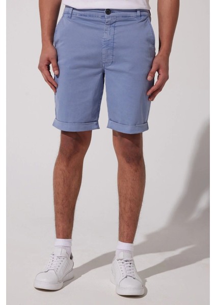 Regular Fit Normal Kesim Normal Bel Haki Esnek Şort