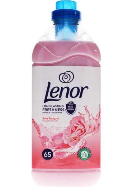 Gül Buketi Çamaşır Yumuşatıcı Bitkisel Bazlı, Boya Içermez 65 Yıkama 1625 ml