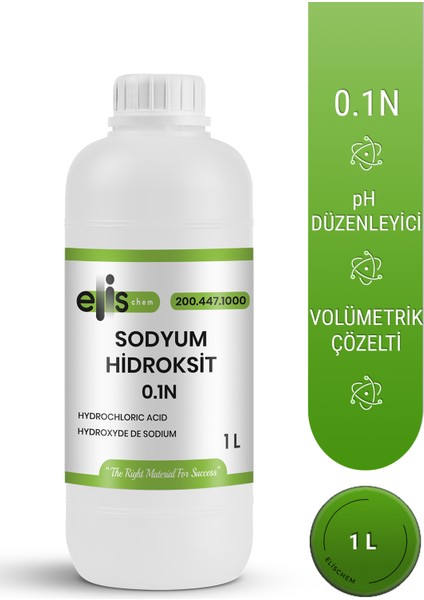 Sodyum Hidroksit Çözeltisi 0.1n 1 Litre