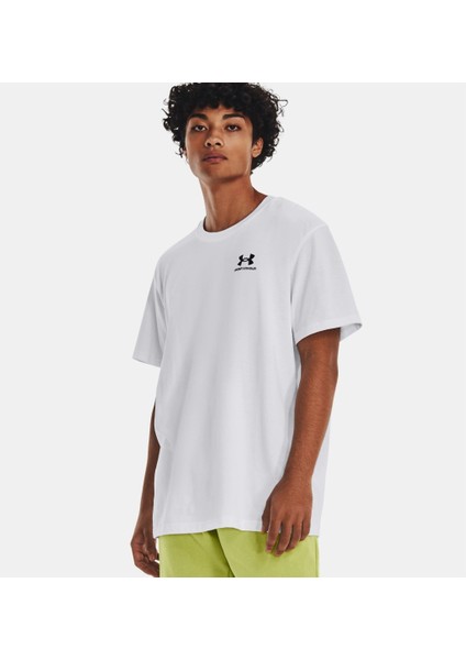 Erkek UA Logo EMB Heavyweight Kısa Kollu 1373997-100