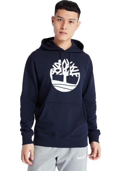 Core Logo PO Hood Bb Lacivert Erkek Sweatshirt TB0A2BJHU101