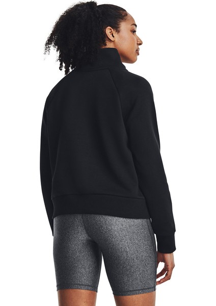 Kadın UA Rival Fleece ½ Fermuarlı 1379492-001