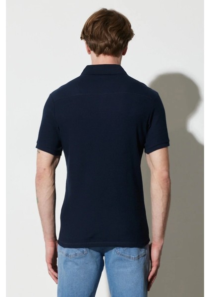 Regular Fit Normal Kesim %100 Pamuk Polo Yaka Haki Tişört