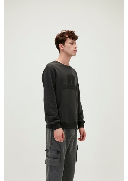 Bad Bear Crewneck Erkek Siyah Sweatshirt 20.02.12.011-C02 modelleri