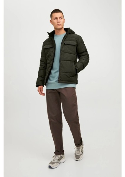 Brady Sn Erkek Yeşil Kapüşonlu Şişme Mont modelleri