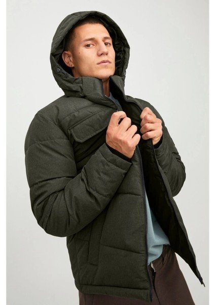 Brady Sn Erkek Yeşil Kapüşonlu Şişme Mont fırsatları