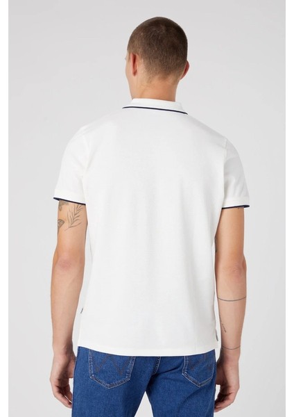 Wrangler Erkek Beyaz Polo Tişört