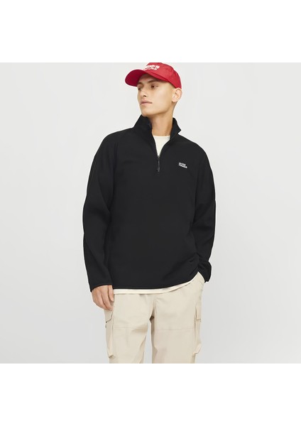 Jjecorp Logo Fleece Quarter Zıp SİYAH12258490