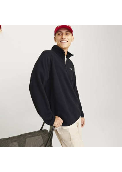 Jjecorp Logo Fleece Quarter Zıp SİYAH12258490