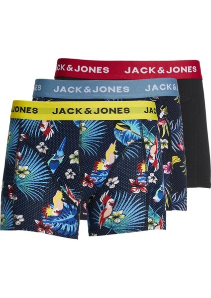 Jacflower Bırd Trunks 3 Pack Noos Erkek Mavi Boxer 12194104-Blue indirimleri