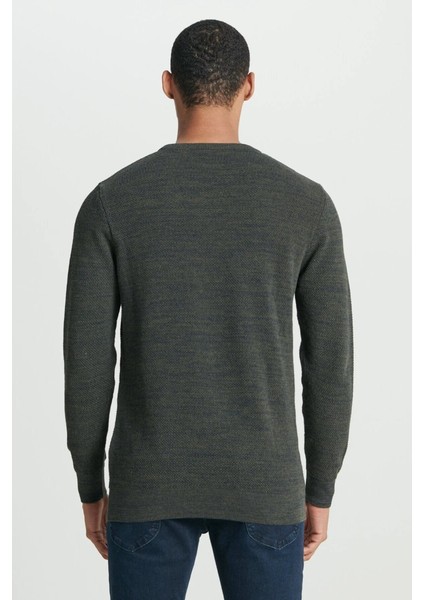 Regular Fit Normal Kesim Sıfır Yaka Triko