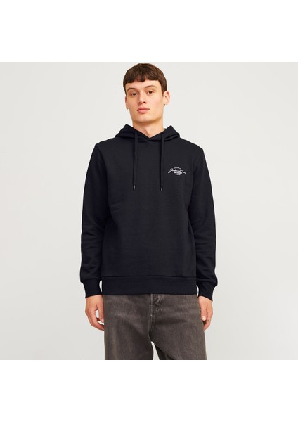 Jjferris Pamuk Karışımlı Regular Fit Kapüşonlu Sweat Erkek Sweat 12256838