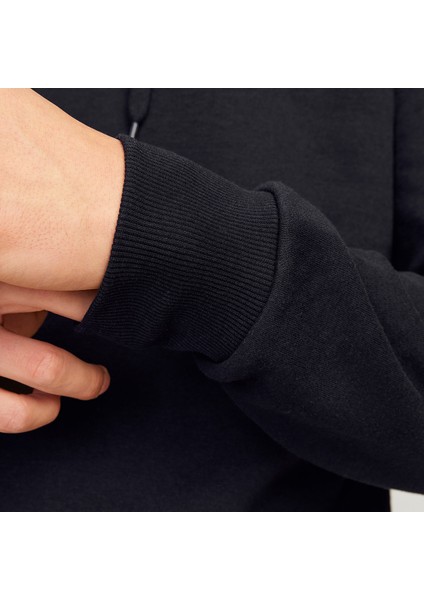 Jjferris Pamuk Karışımlı Regular Fit Kapüşonlu Sweat Erkek Sweat 12256838