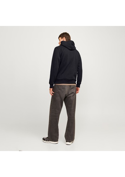 Jjferris Pamuk Karışımlı Regular Fit Kapüşonlu Sweat Erkek Sweat 12256838