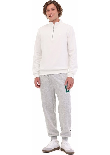 MB BS47 HZIP SW 5PR Ekru Erkek Sweatshirt