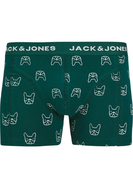 JACDENIM DOG TRUNKS 3 PAC Yeşil Erkek Boxer