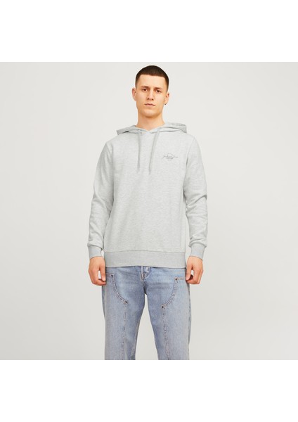 Jjferrıs Sweat Hood Beyaz Melanj1 12256838