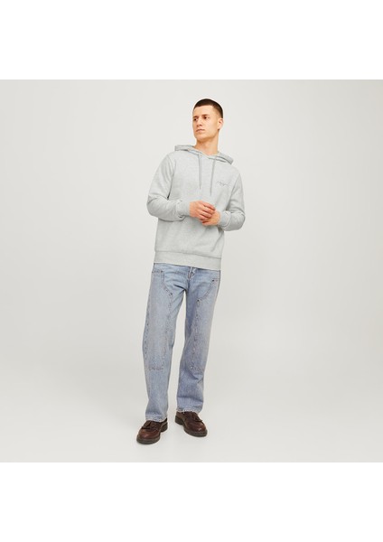 Jjferrıs Sweat Hood Beyaz Melanj1 12256838