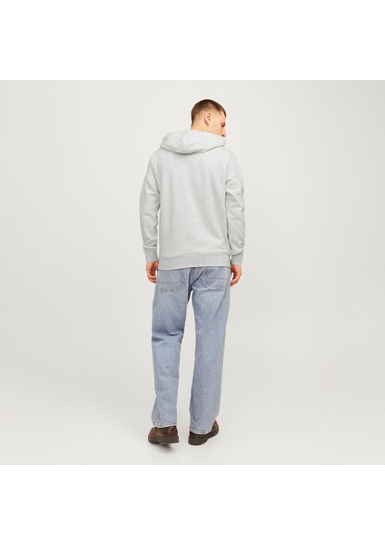 Jjferrıs Sweat Hood Beyaz Melanj1 12256838