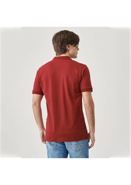 Erkek Bordo Polo Tişört