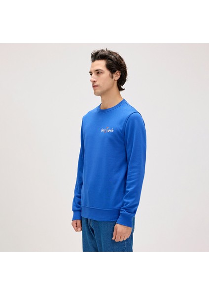 Splashy Crewneck Erkek Sweatshirt