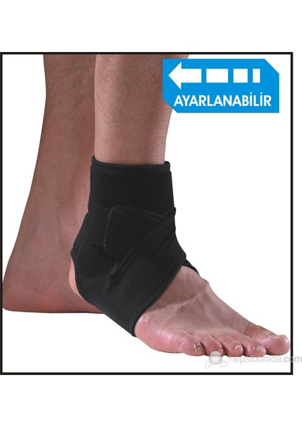 Ayak Bileği Koruyucu Cırtlı Siyah Unisex Koruyucu Ekipmanlar 1VTAK9911