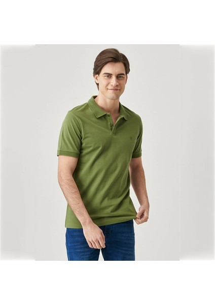 Regular Fit Normal Kesim Polo Yaka %100 Pamuk Tişört