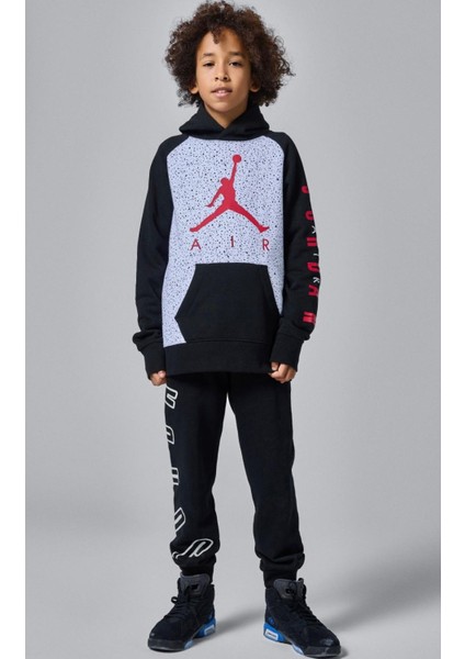 Jordan Jdb Jumpman Air Speckle Pllver Çocuk Sweatshirt