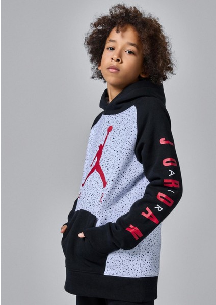 Jordan Jdb Jumpman Air Speckle Pllver Çocuk Sweatshirt fiyatları