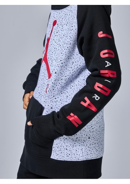 Jordan Jdb Jumpman Air Speckle Pllver Çocuk Sweatshirt fırsatları