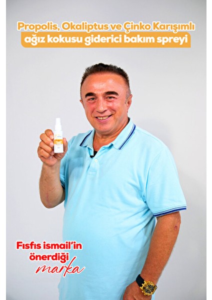 Ağız Kokusu Önleyici Sprey Propolis ve Çinko ile Gün Boyu Ferahlık 30 ml modelleri
