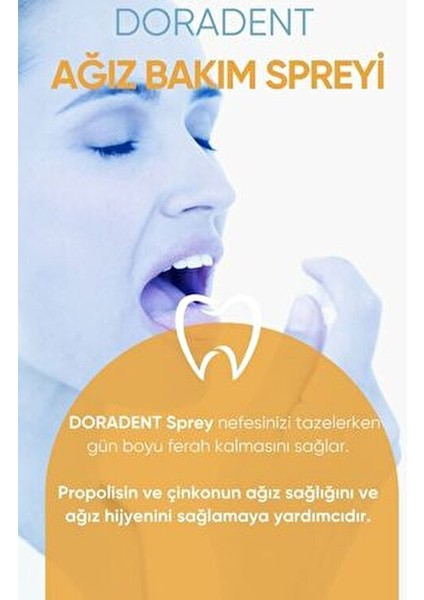 Ağız Kokusu Önleyici Sprey Propolis ve Çinko ile Gün Boyu Ferahlık 30 ml