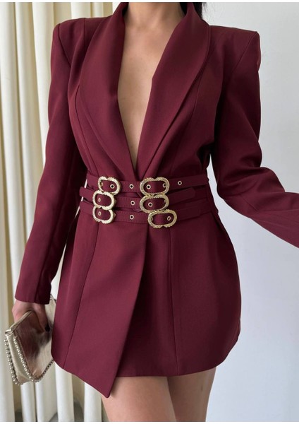 Bordo Ceket modelleri
