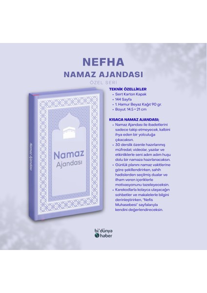 Nefha Namaz Ajandası (Özel Seri) fiyatları
