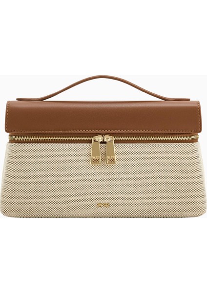 Jw Peı Thea Üst Saplı Kahverengi Kanvas Çanta