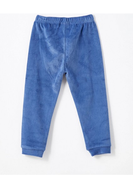 Lcw Baby Bej Bisiklet Yaka Kadife Erkek Bebek Pijama Takımı indirimleri