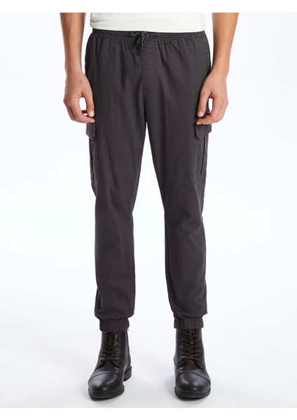 Lcw Casual Antrasit Standart Kalıp Gabardin Erkek Kargo Pantolon fiyatları