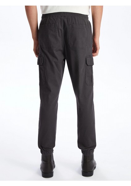 Lcw Casual Antrasit Standart Kalıp Gabardin Erkek Kargo Pantolon fırsatları