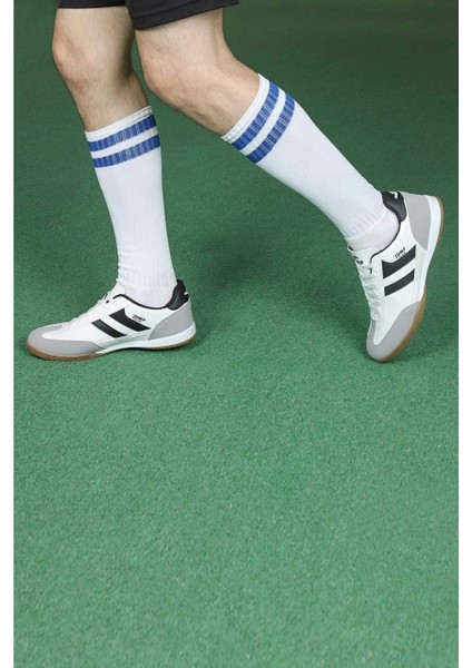 18089 Beyaz - Siyah Salon Futsal Erkek Ayakkabısı modelleri